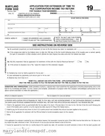 Maryland 500E PDF Template