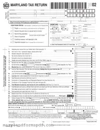 Maryland 503 PDF Template