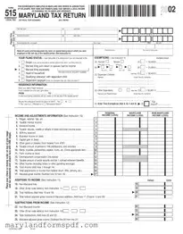 Maryland 515 PDF Template