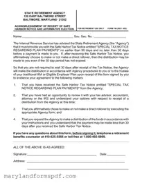 Maryland 746 PDF Template