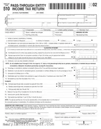 Maryland Frorm 510 PDF Template